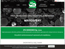 Tablet Screenshot of mikromex.com.pl